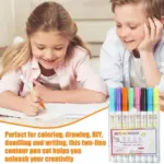 Doodle Glitter Color Line Painter Pen