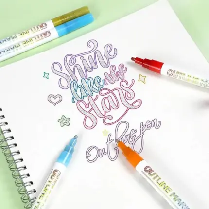Doodle Glitter Color Line Painter Pen