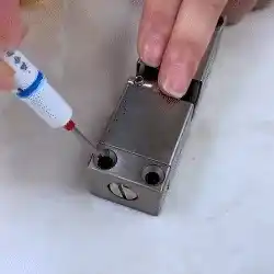 Marking wood with tool