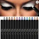 15 Shade Metallic Highlighter Eyeshadow Stick Waterproof Glitter Eyeliner Pen