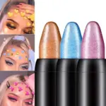 15 Shade Metallic Highlighter Eyeshadow Stick Waterproof Glitter Eyeliner Pen