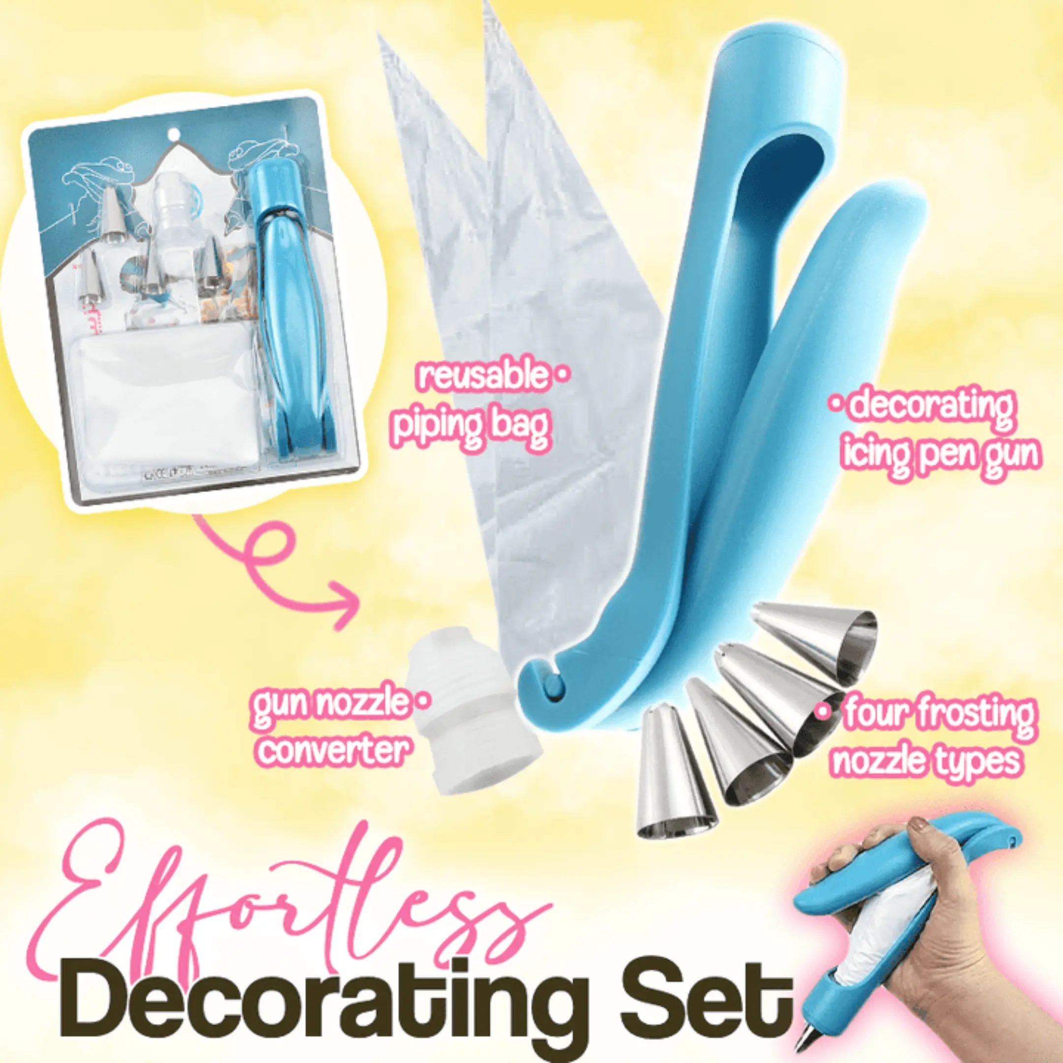 Full set of decorating tools