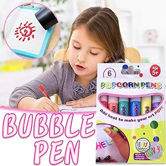 Kids enjoying Puffy Markers